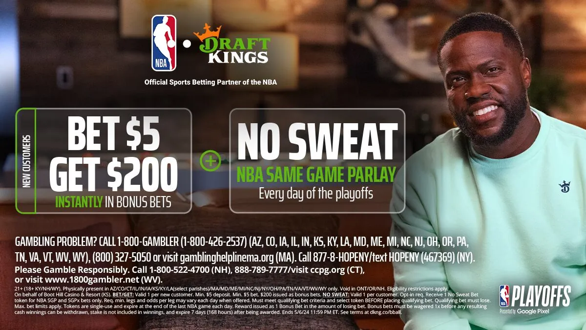 DraftKings NBA playoffs offer creative featuring Kevin Hart